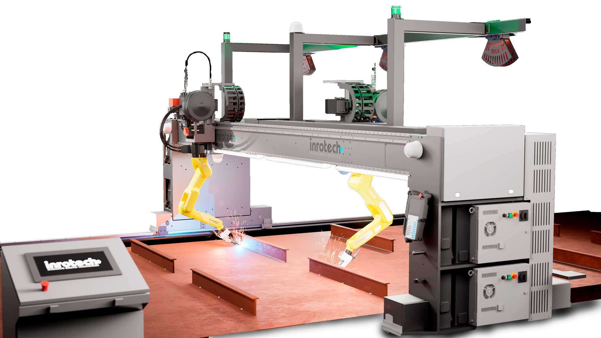 Robot welding machine