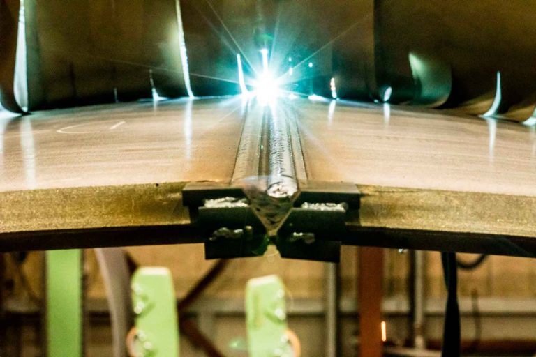 Multipass welding on wind towers